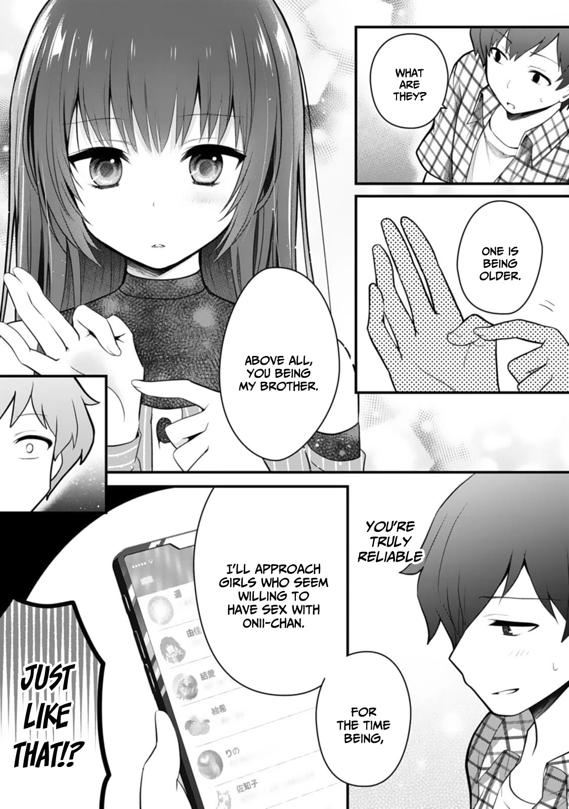 My Little Sister is the Best Masturbation Material chapter 3 page 16
