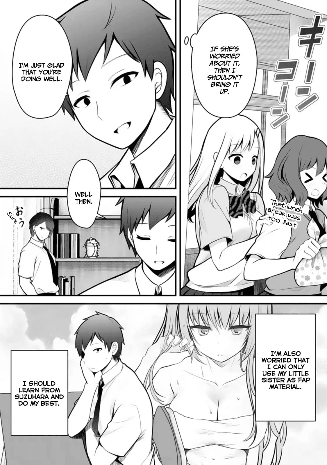 My Little Sister is the Best Masturbation Material chapter 9 page 20