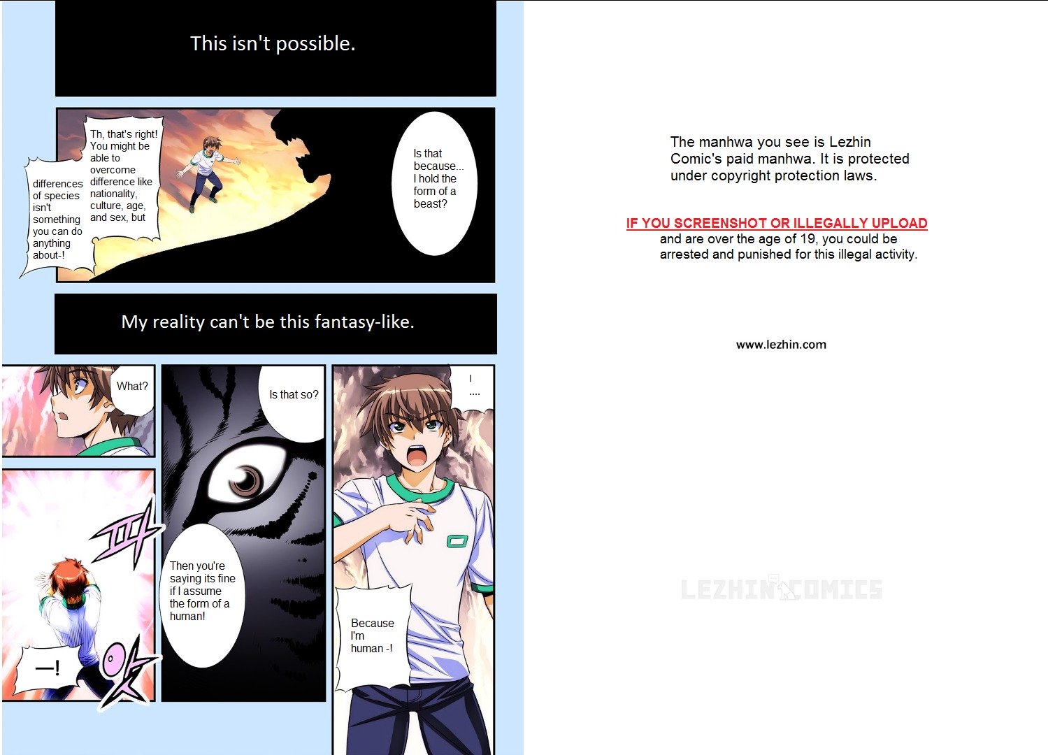 My Love Tiger chapter 0 page 2