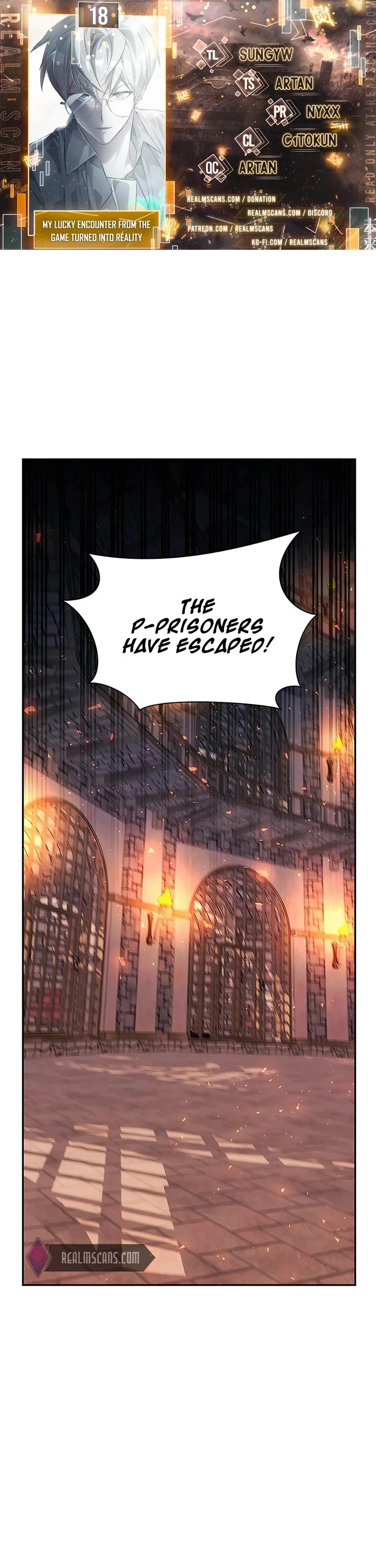 My Lucky Encounter From the Game Turned Into Reality chapter 18 page 1