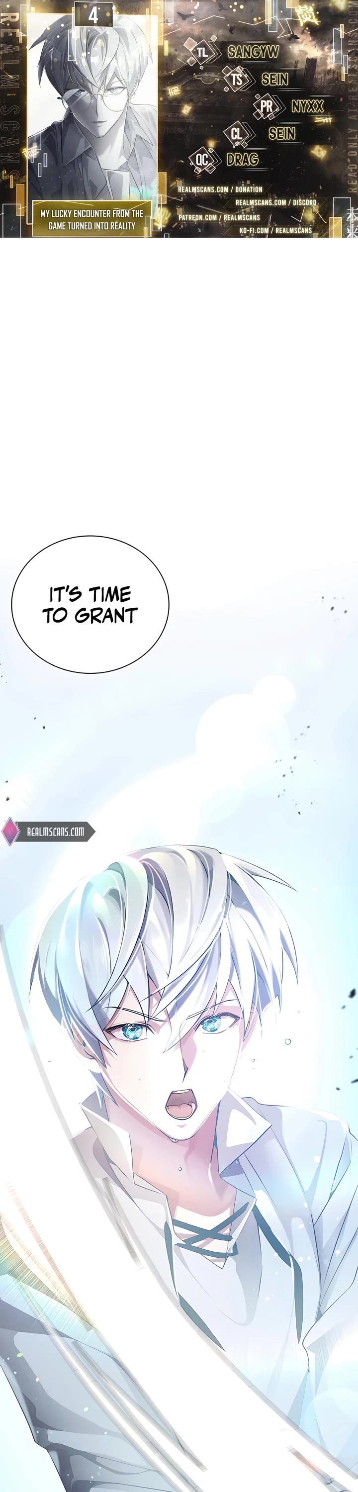 My Lucky Encounter From the Game Turned Into Reality chapter 4 page 1