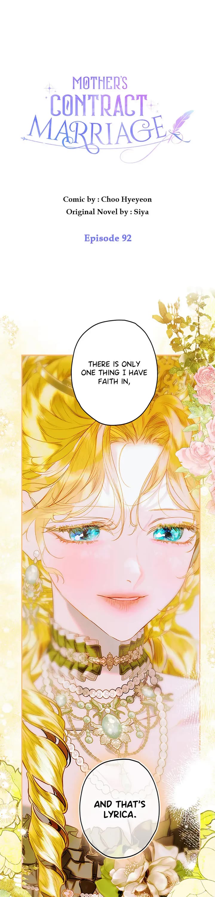 My Mom Entered A Contract Marriage chapter 92 page 1