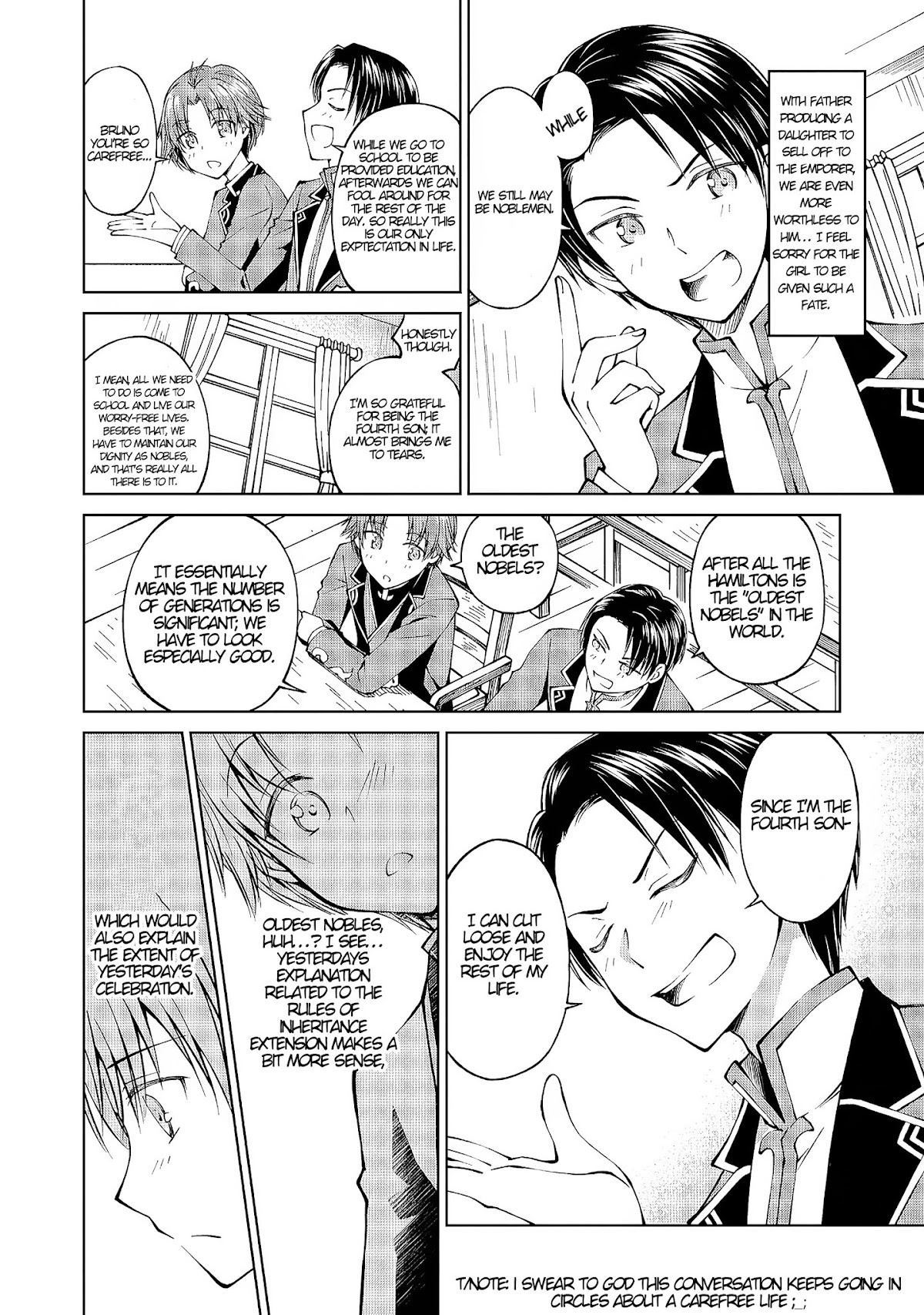 My Noble Family Is Headed for Ruin, so I May as Well Study Magic in My Free Time chapter 1 page 17