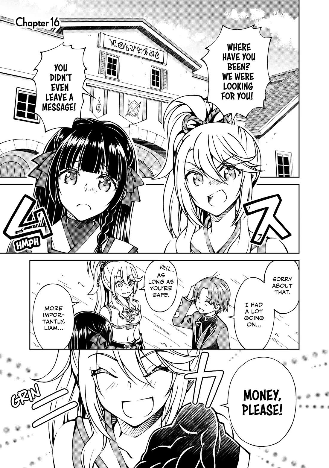 My Noble Family Is Headed for Ruin, so I May as Well Study Magic in My Free Time chapter 16 page 1