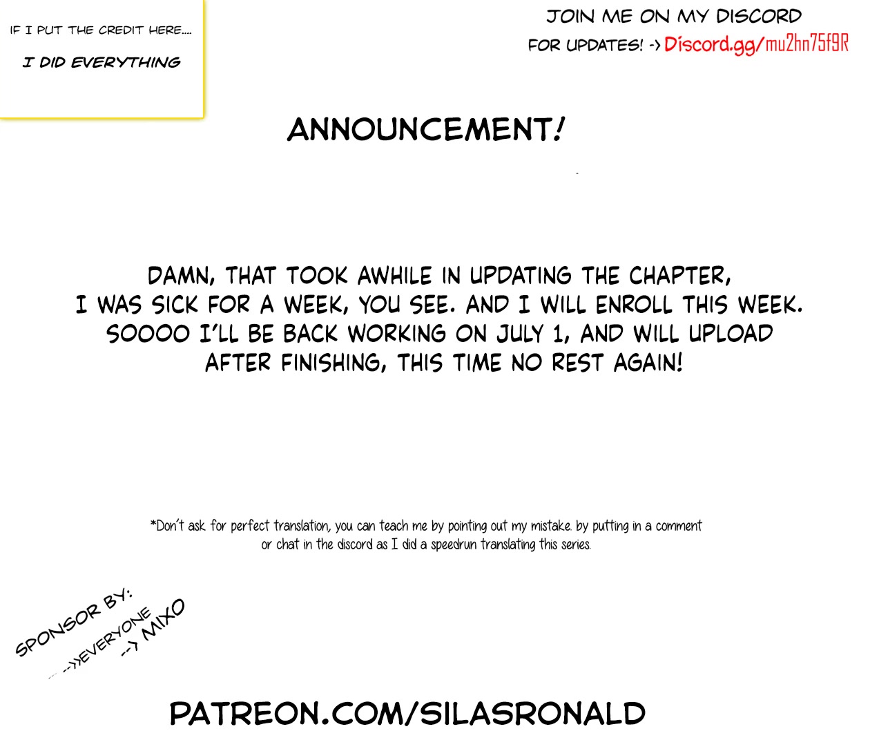 My S-Rank Party Fired Me for Being a Cursificer ~ I Can Only Make “Cursed Items”, but They're Artifact Class! chapter 19.2 page 1