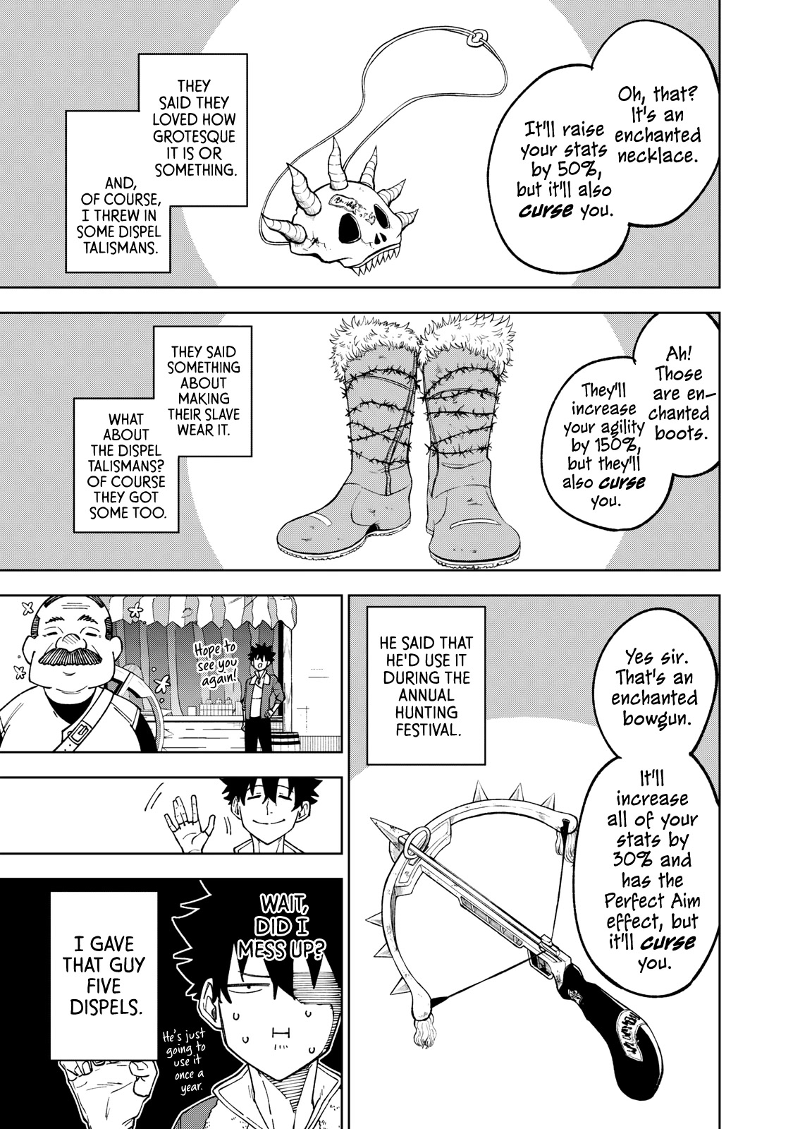 My S-Rank Party Fired Me for Being a Cursificer ~ I Can Only Make “Cursed Items”, but They're Artifact Class! chapter 2 page 16