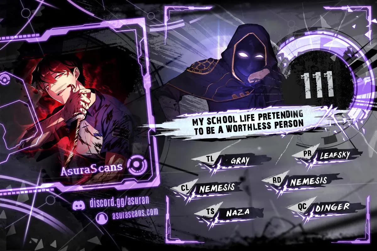 My School Life Pretending To Be a Worthless Person chapter 111 page 1