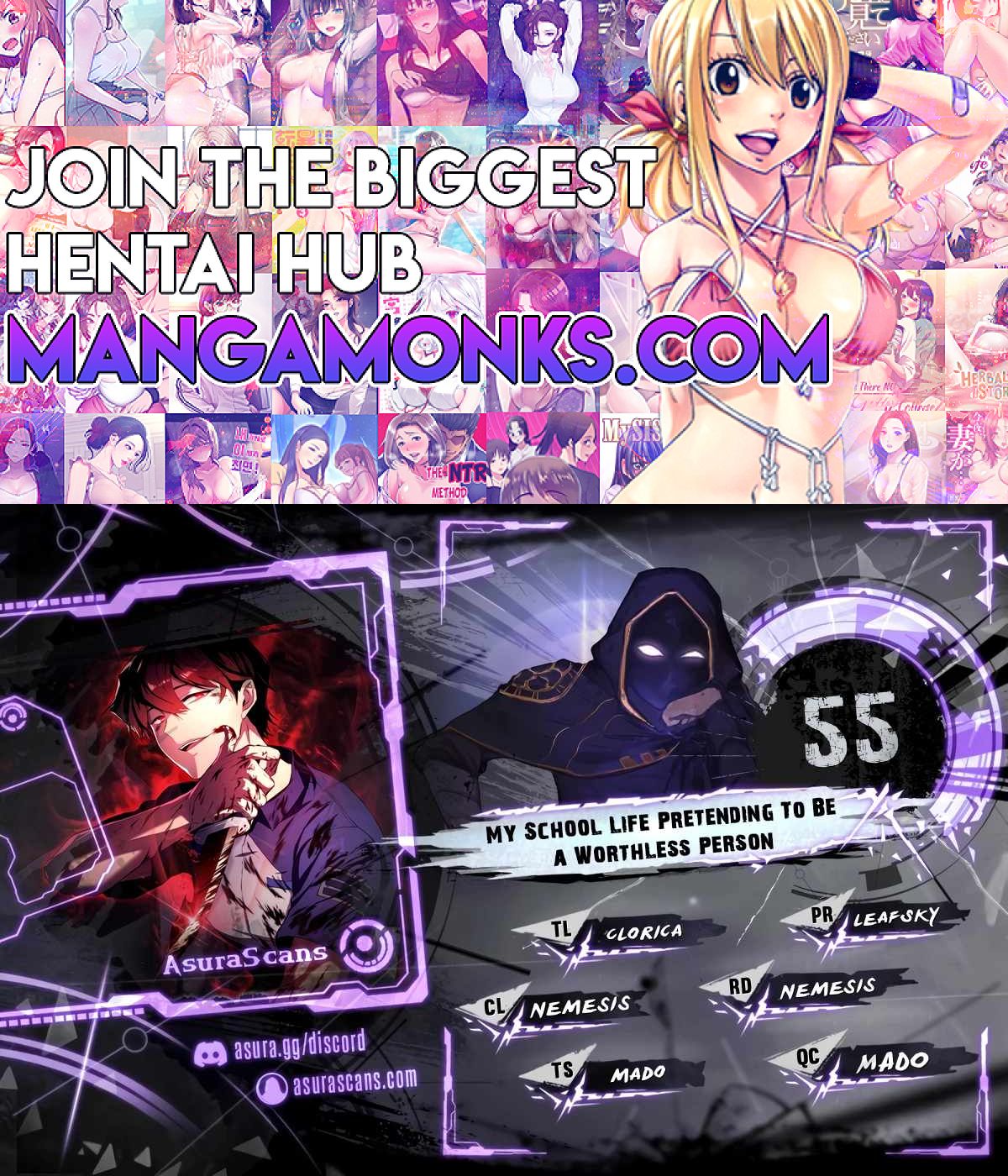 My School Life Pretending To Be a Worthless Person chapter 55 page 1