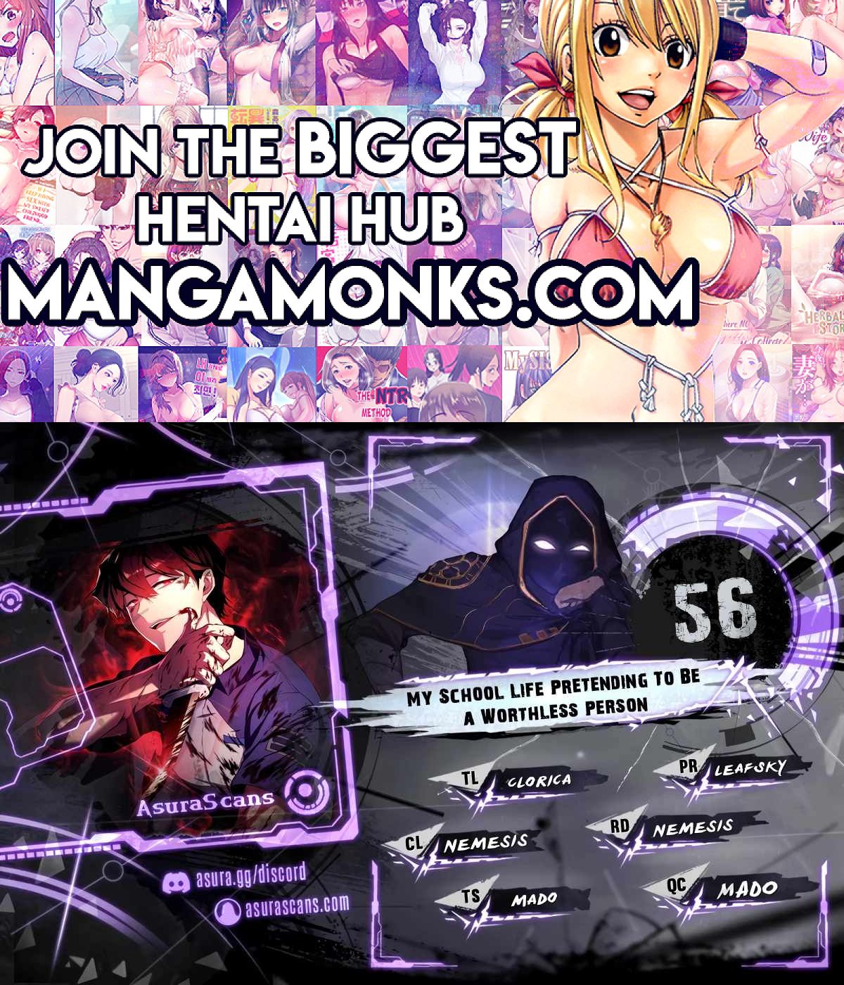 My School Life Pretending To Be a Worthless Person chapter 56 page 1