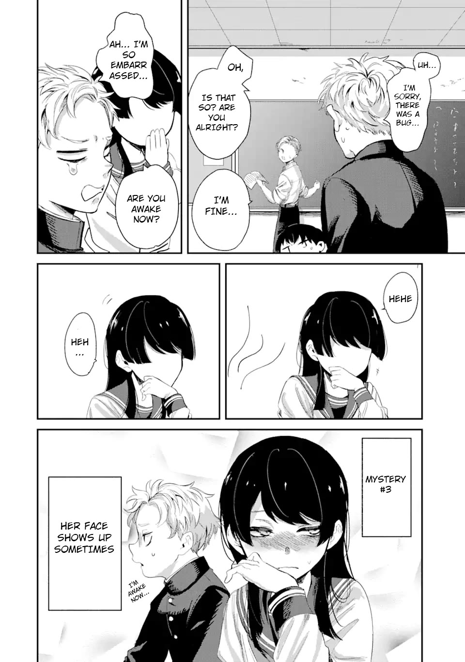 My Seatmate Wakao-san's Face Is Almost Visible but It's Not chapter 1 page 10