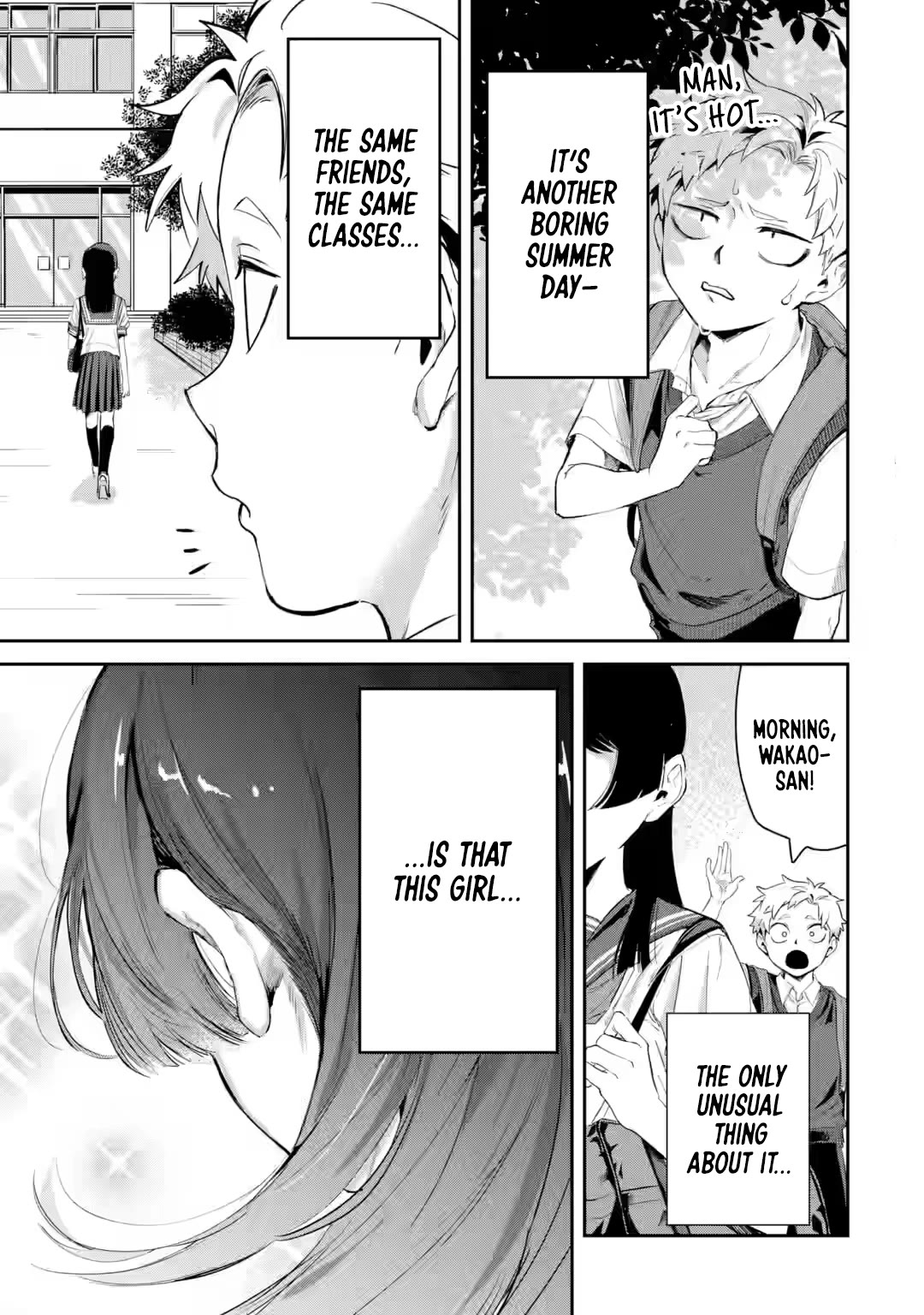 My Seatmate Wakao-san's Face Is Almost Visible but It's Not chapter 12 page 2