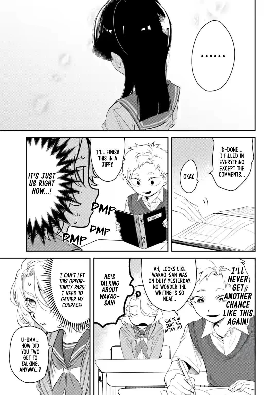 My Seatmate Wakao-san's Face Is Almost Visible but It's Not chapter 12 page 8