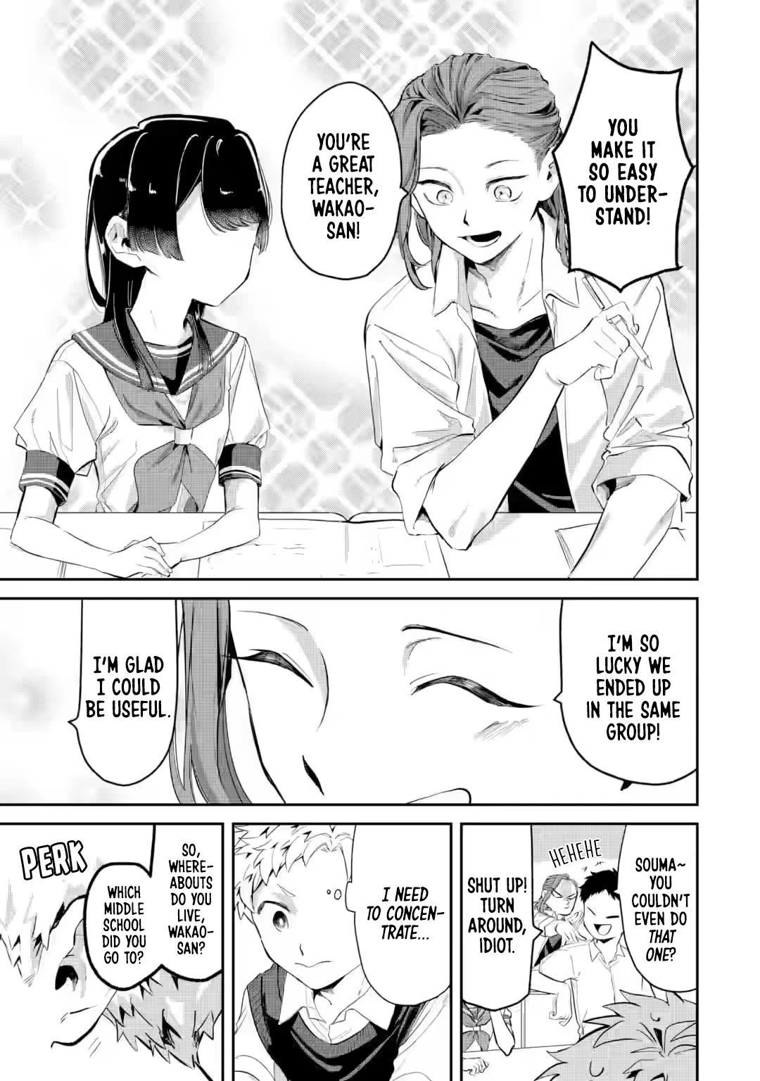 My Seatmate Wakao-san's Face Is Almost Visible but It's Not chapter 17 page 3