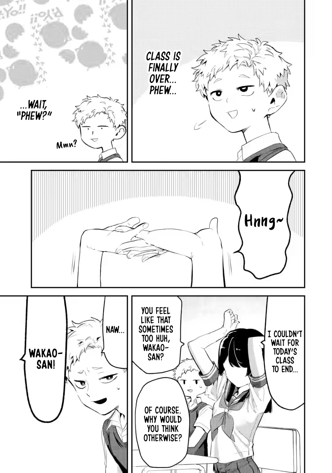 My Seatmate Wakao-san's Face Is Almost Visible but It's Not chapter 17 page 5