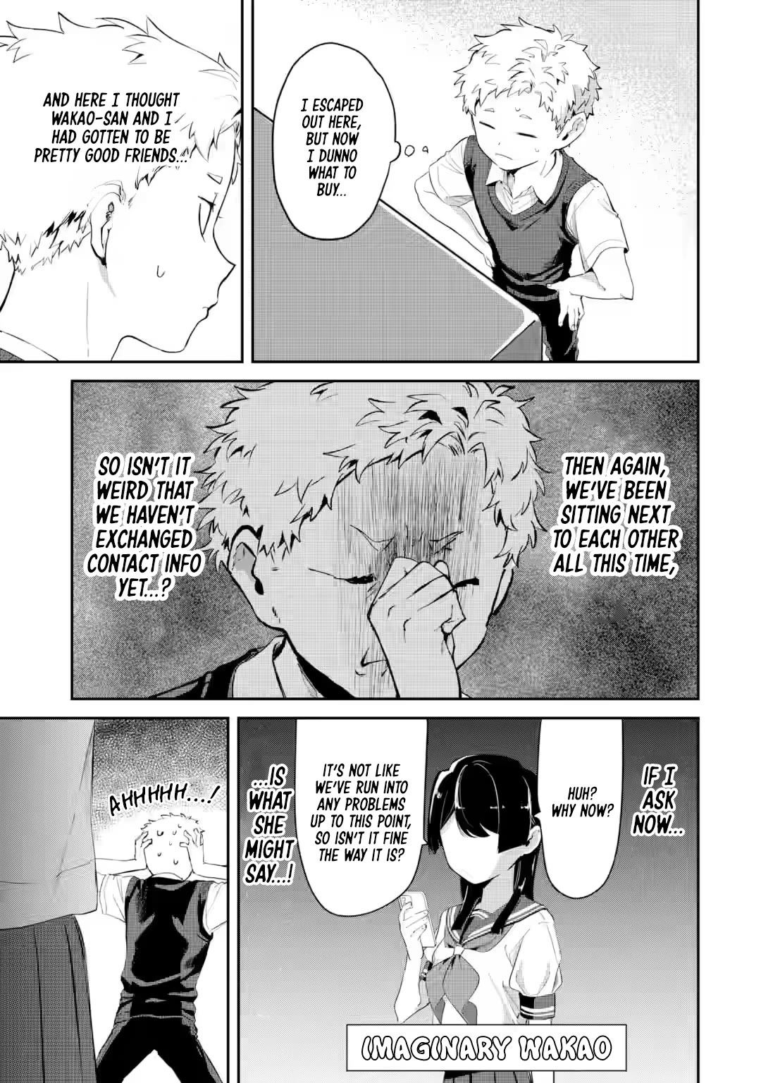 My Seatmate Wakao-san's Face Is Almost Visible but It's Not chapter 17 page 9