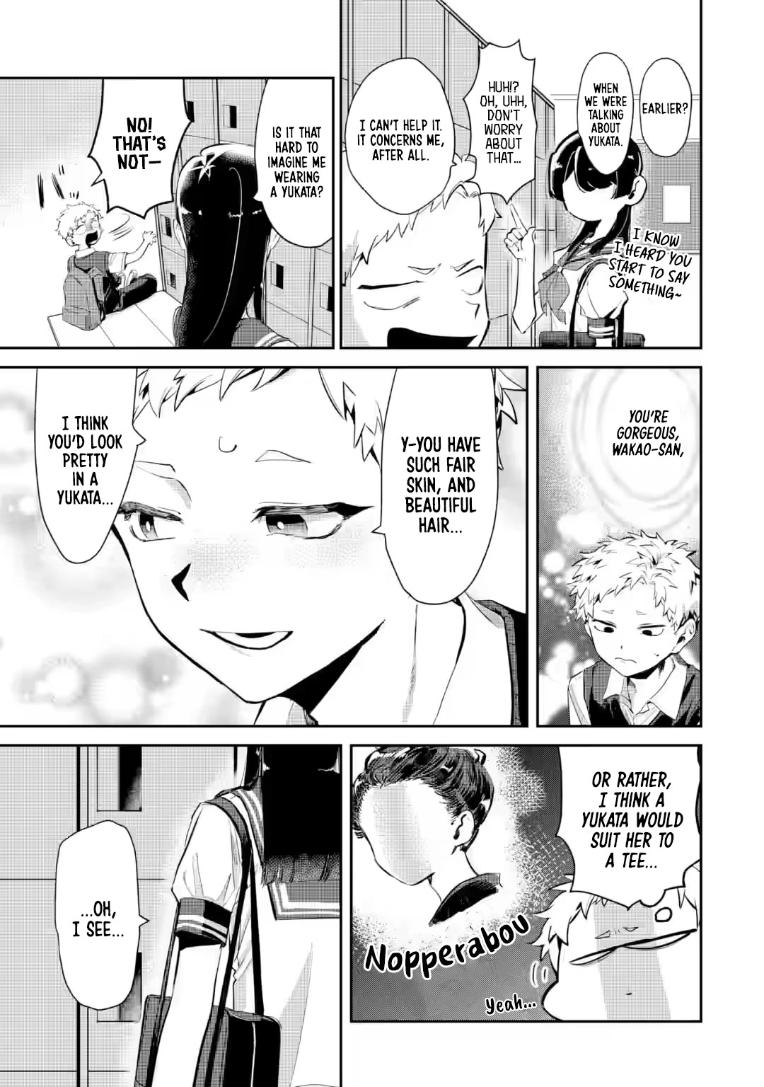 My Seatmate Wakao-san's Face Is Almost Visible but It's Not chapter 18 page 11