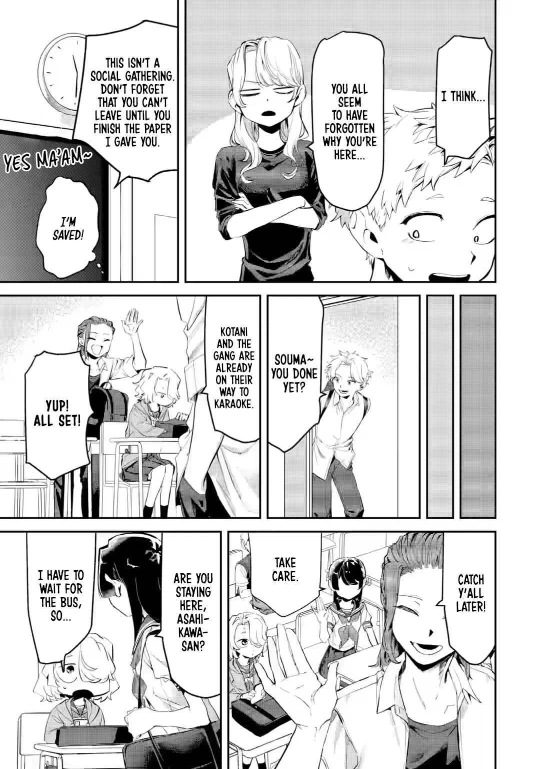 My Seatmate Wakao-san's Face Is Almost Visible but It's Not chapter 18 page 9