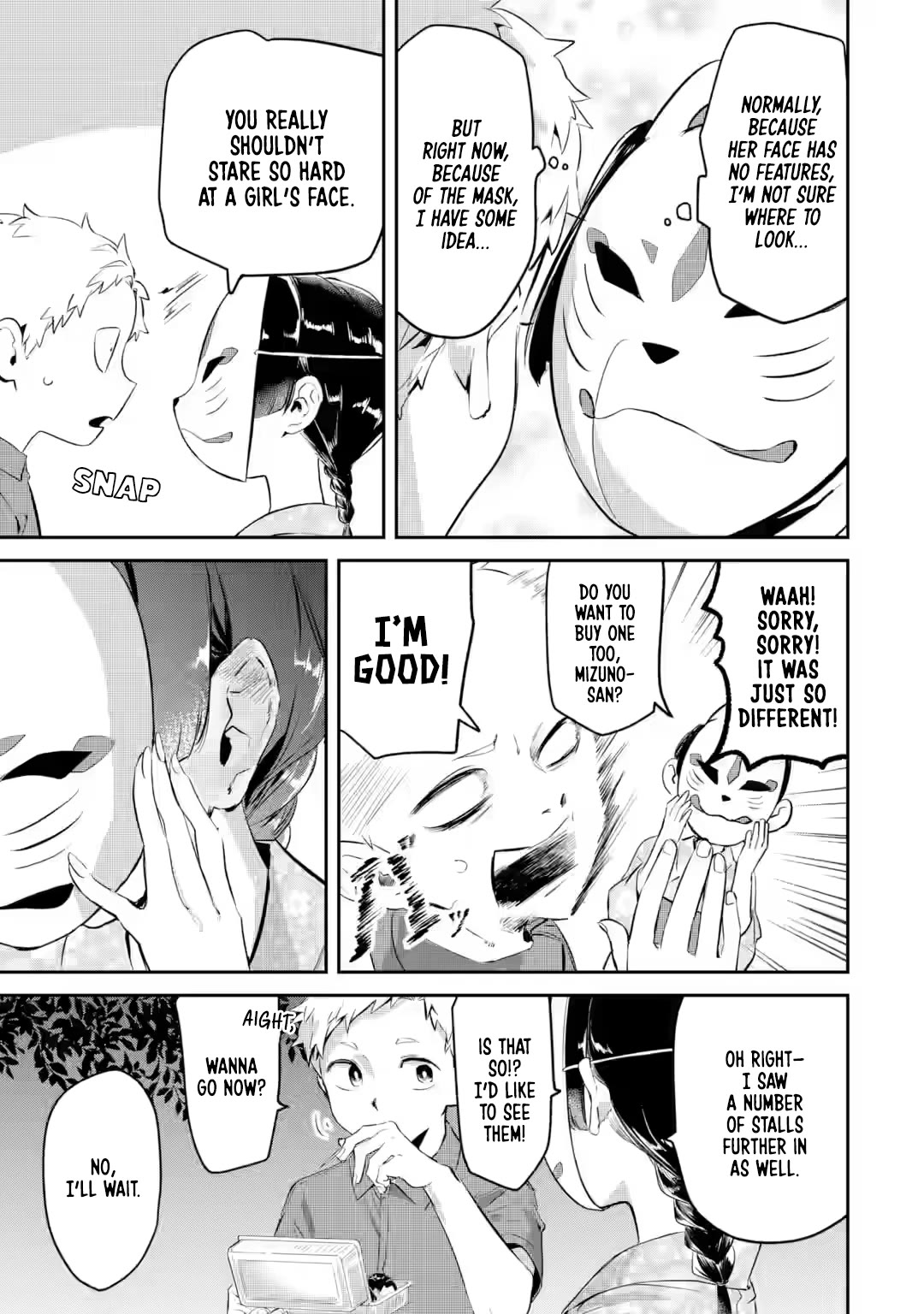 My Seatmate Wakao-san's Face Is Almost Visible but It's Not chapter 19 page 9