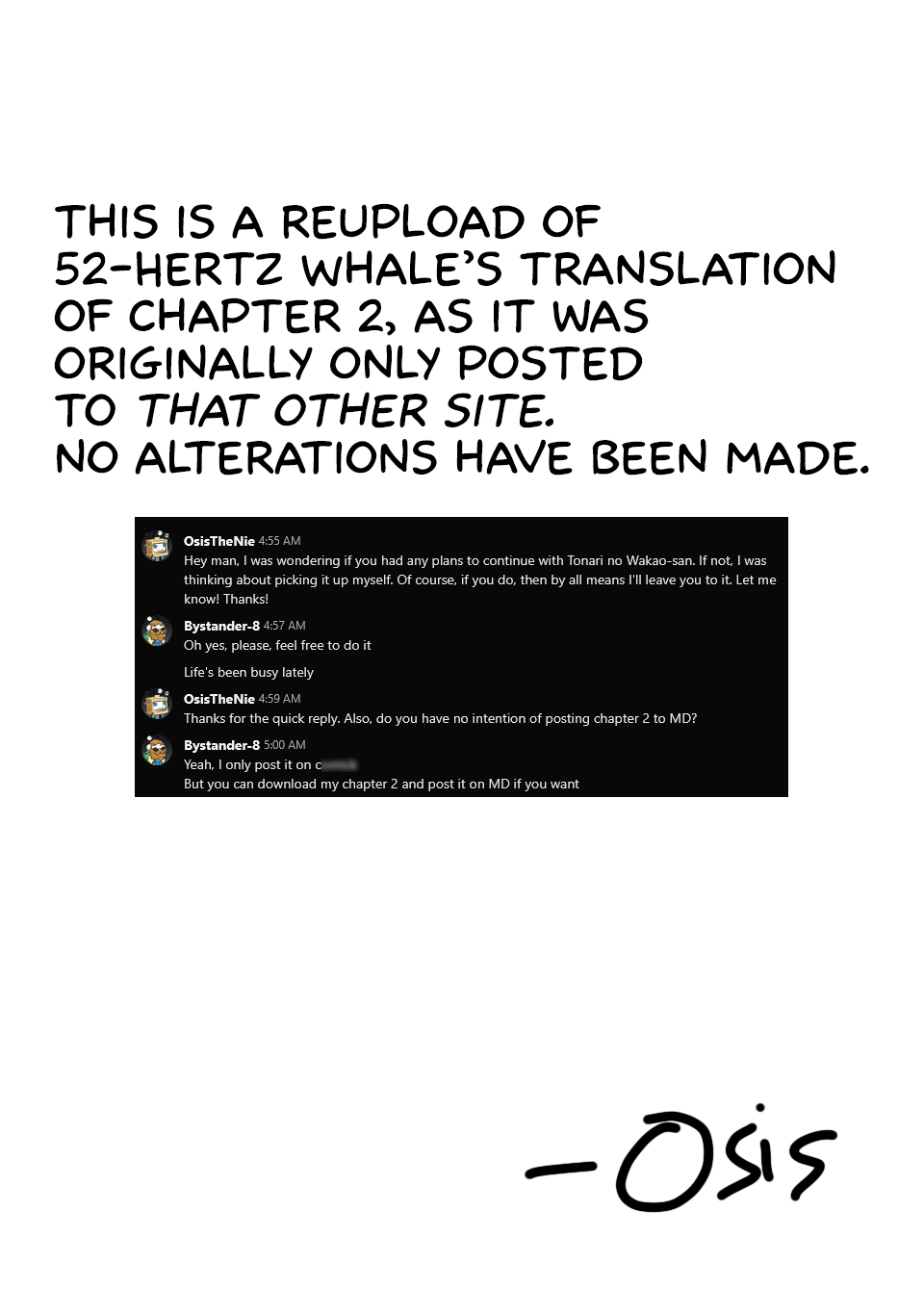 My Seatmate Wakao-san's Face Is Almost Visible but It's Not chapter 2 page 1