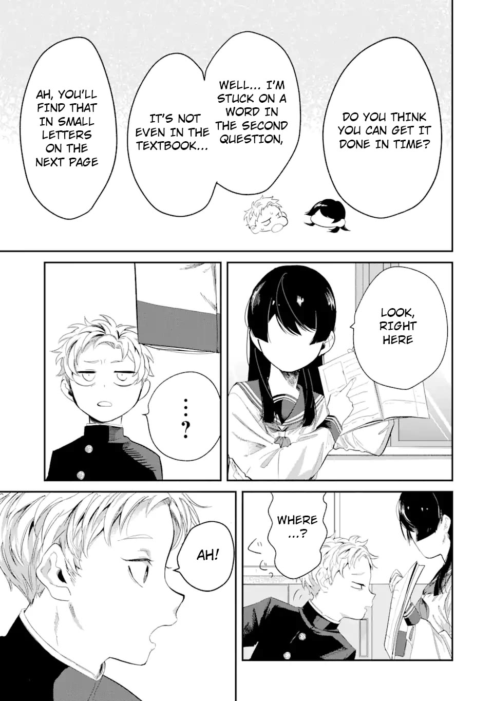 My Seatmate Wakao-san's Face Is Almost Visible but It's Not chapter 2 page 10