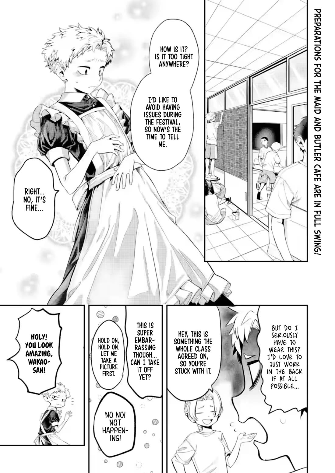 My Seatmate Wakao-san's Face Is Almost Visible but It's Not chapter 24 page 1