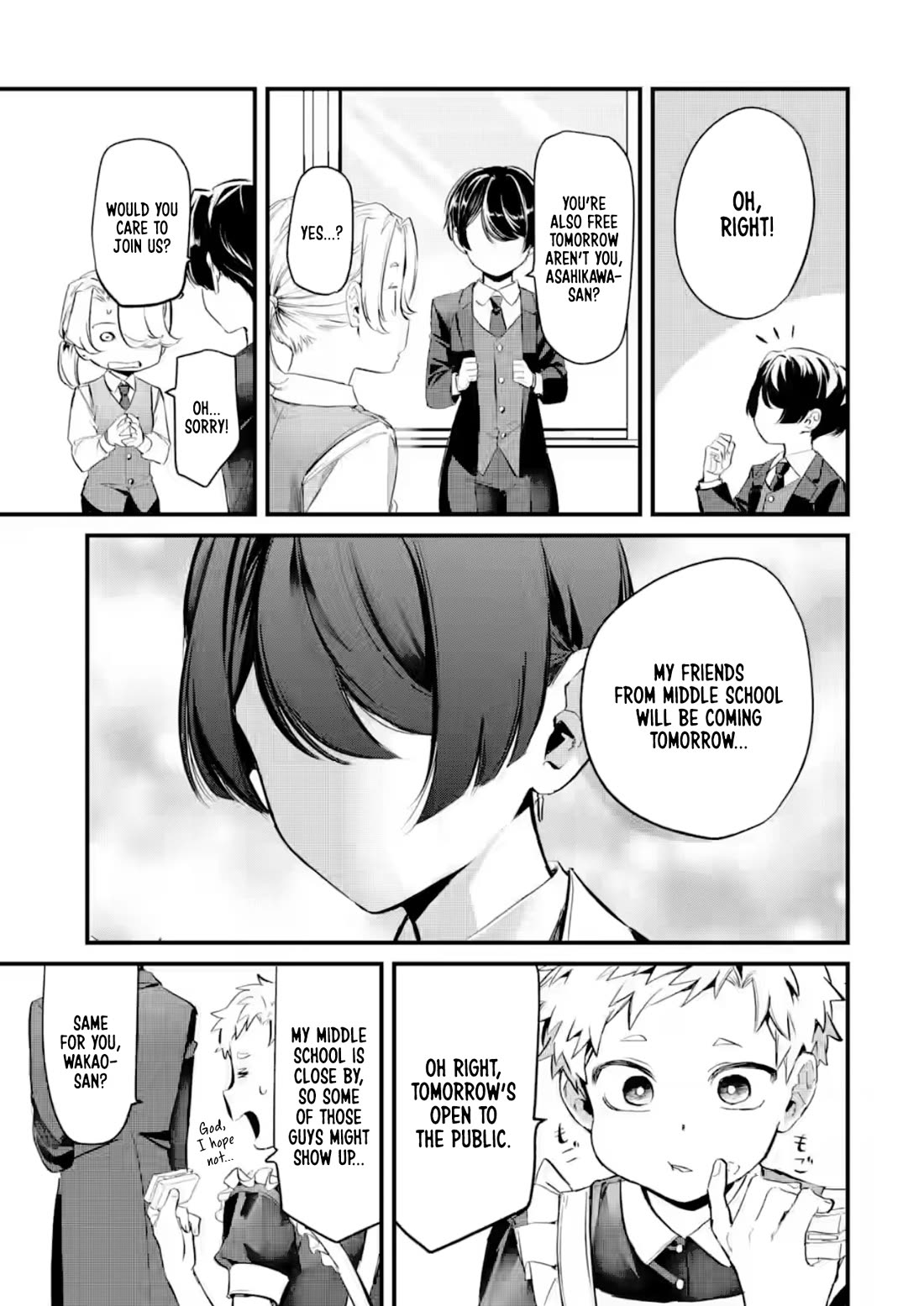 My Seatmate Wakao-san's Face Is Almost Visible but It's Not chapter 25 page 13