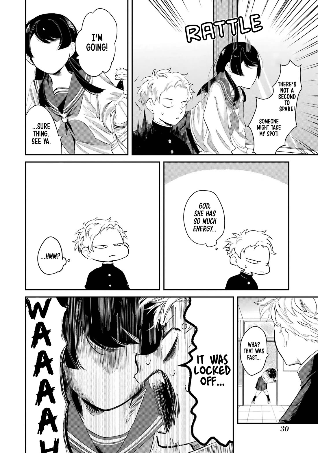 My Seatmate Wakao-san's Face Is Almost Visible but It's Not chapter 3 page 4