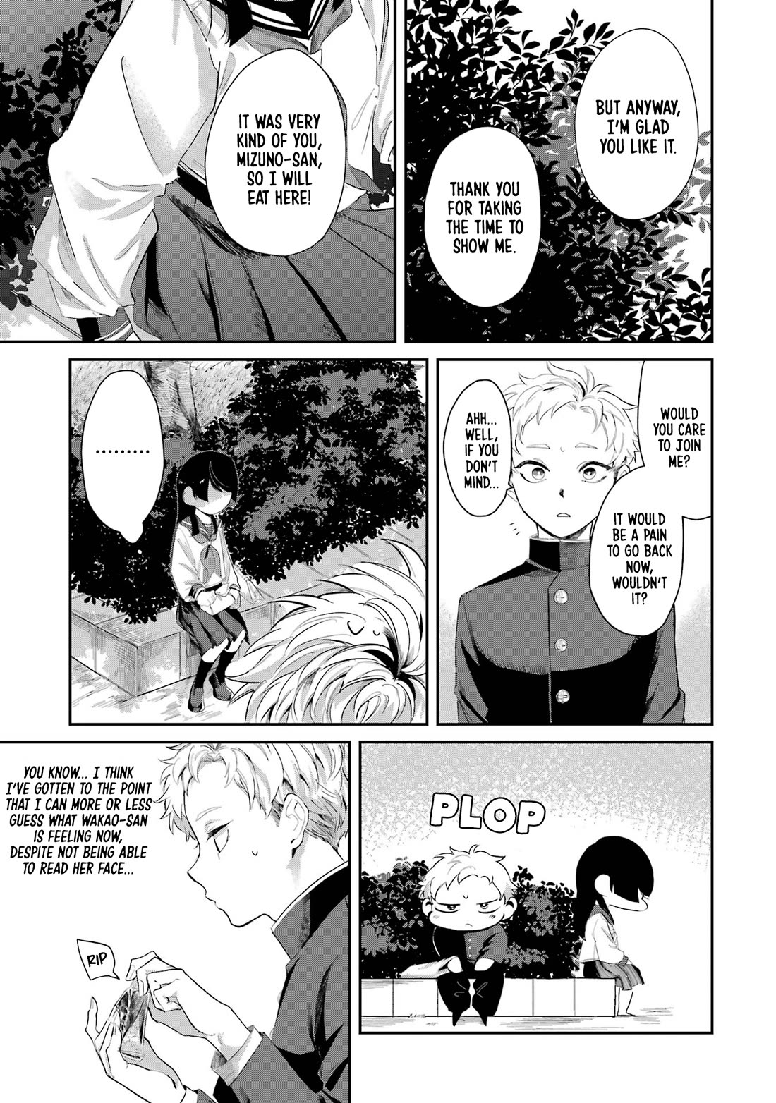 My Seatmate Wakao-san's Face Is Almost Visible but It's Not chapter 3 page 7