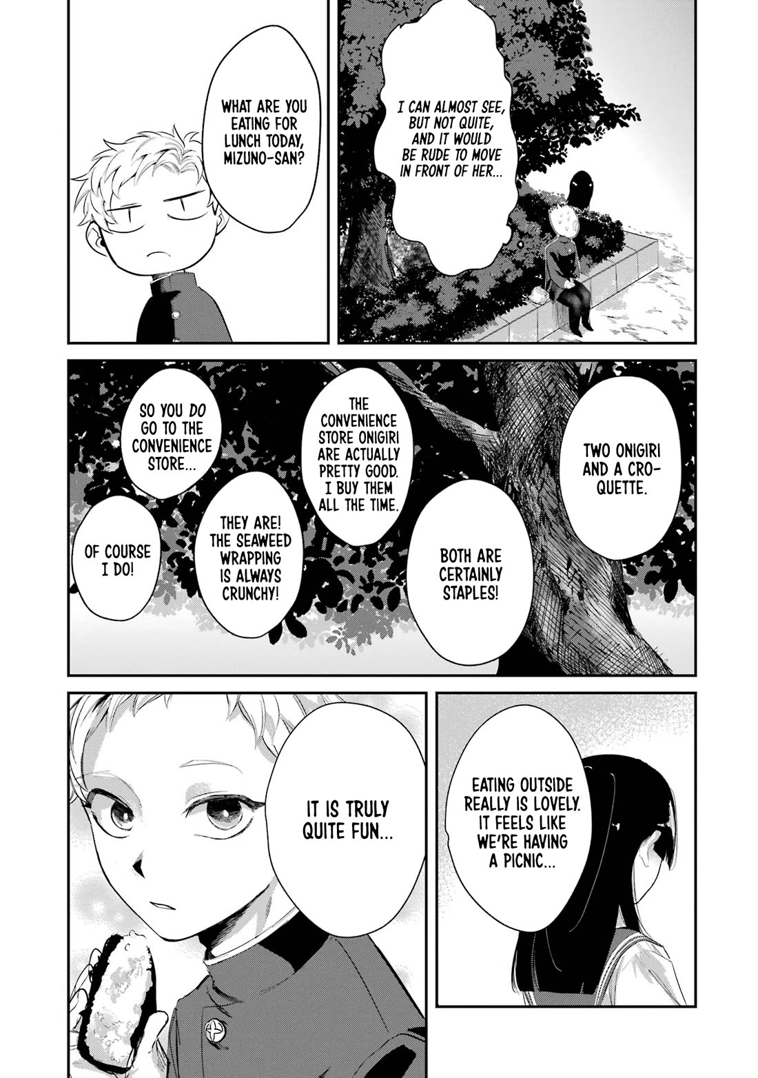 My Seatmate Wakao-san's Face Is Almost Visible but It's Not chapter 3 page 9