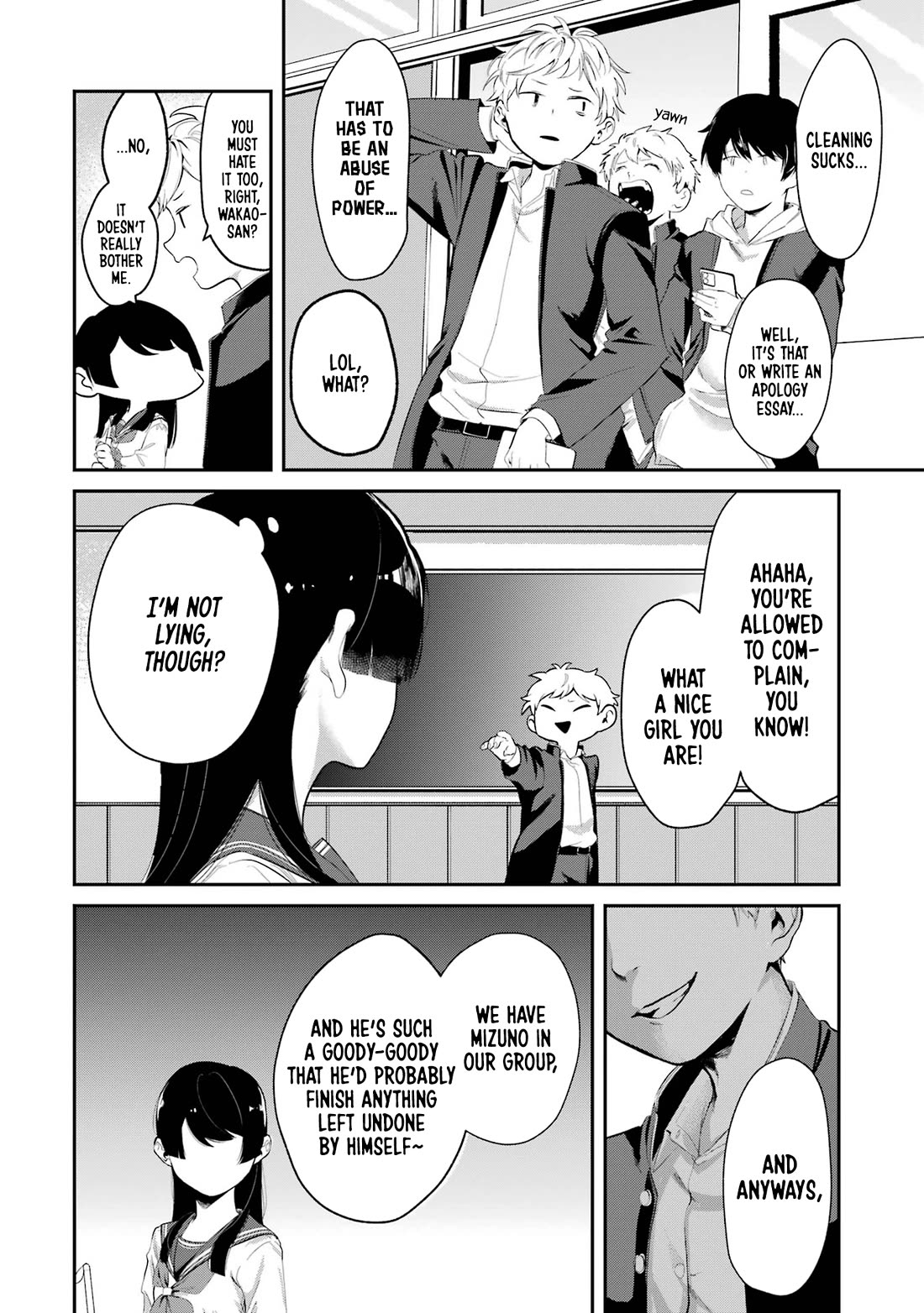 My Seatmate Wakao-san's Face Is Almost Visible but It's Not chapter 4 page 10