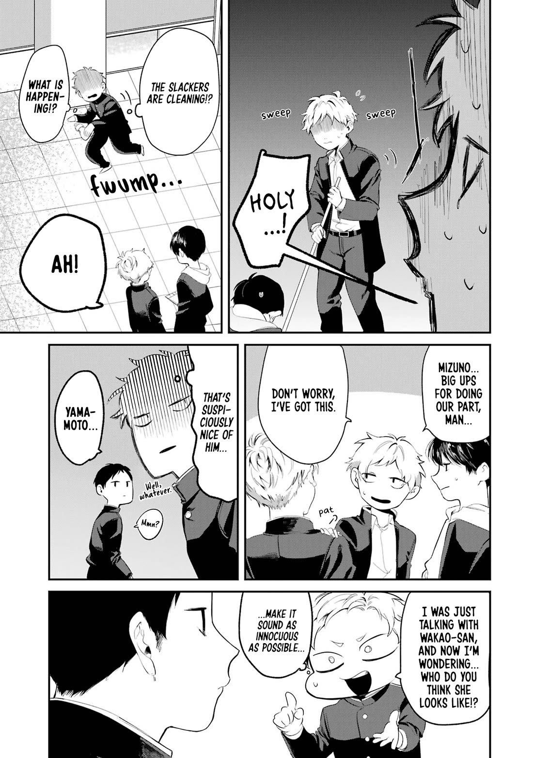 My Seatmate Wakao-san's Face Is Almost Visible but It's Not chapter 4 page 15