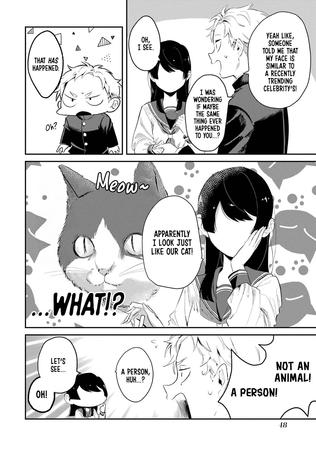 My Seatmate Wakao-san's Face Is Almost Visible but It's Not chapter 4 page 8