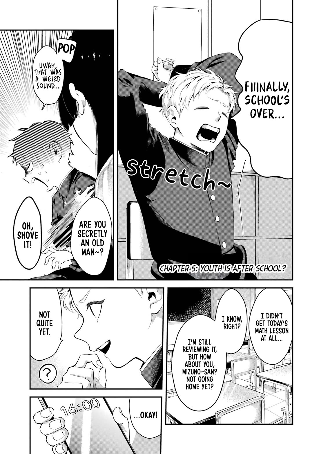 My Seatmate Wakao-san's Face Is Almost Visible but It's Not chapter 5 page 1