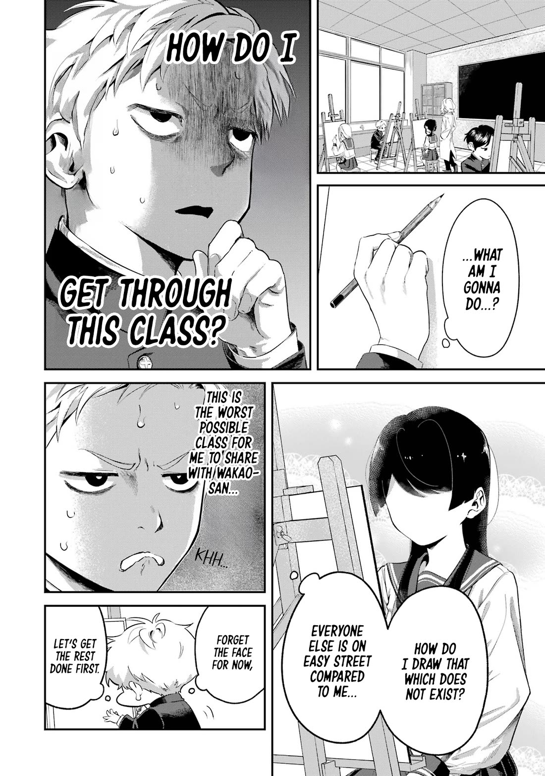 My Seatmate Wakao-san's Face Is Almost Visible but It's Not chapter 6 page 2