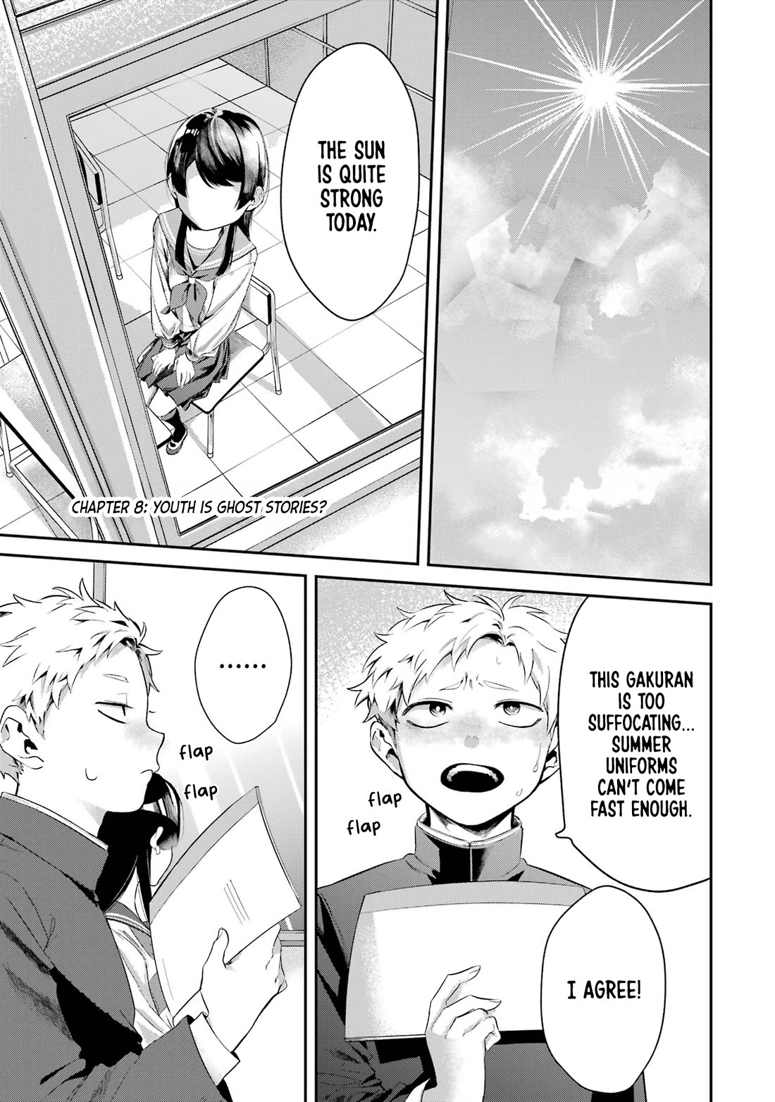 My Seatmate Wakao-san's Face Is Almost Visible but It's Not chapter 8 page 1