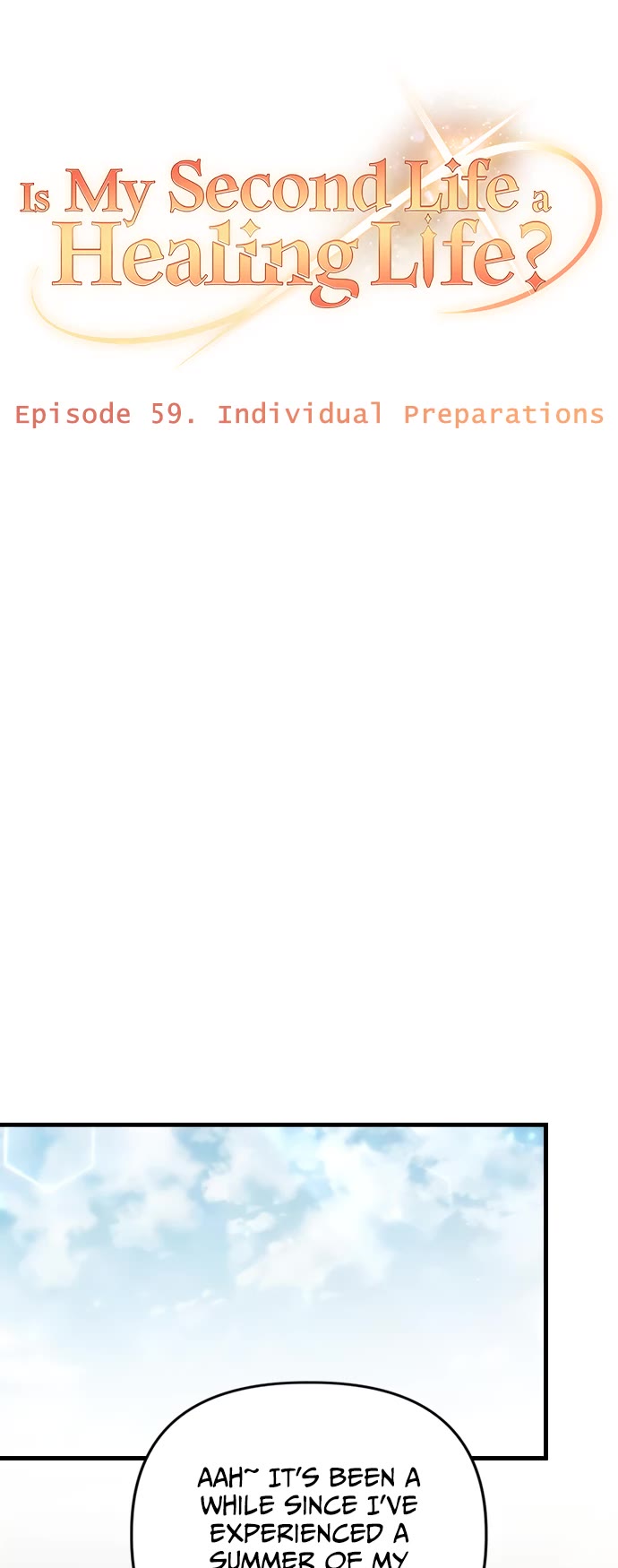 My Second Life is a Healing Life? chapter 59 page 17