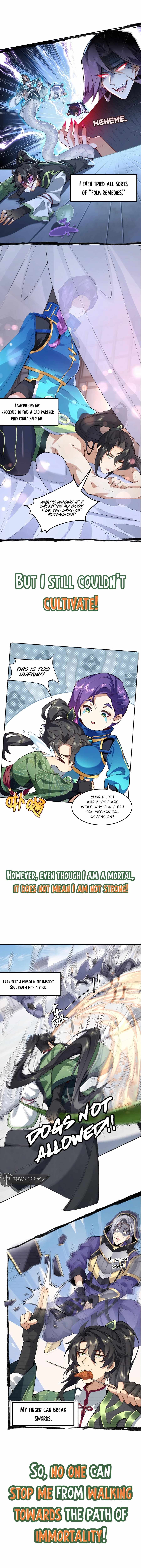 MY SECOND SENIOR BROTHER IS A MORTAL BUT STRONG chapter 0 page 3