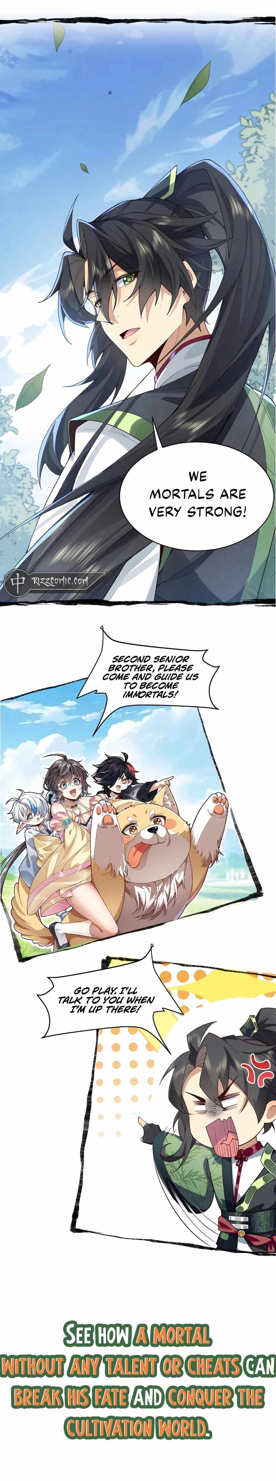 MY SECOND SENIOR BROTHER IS A MORTAL BUT STRONG chapter 0 page 4