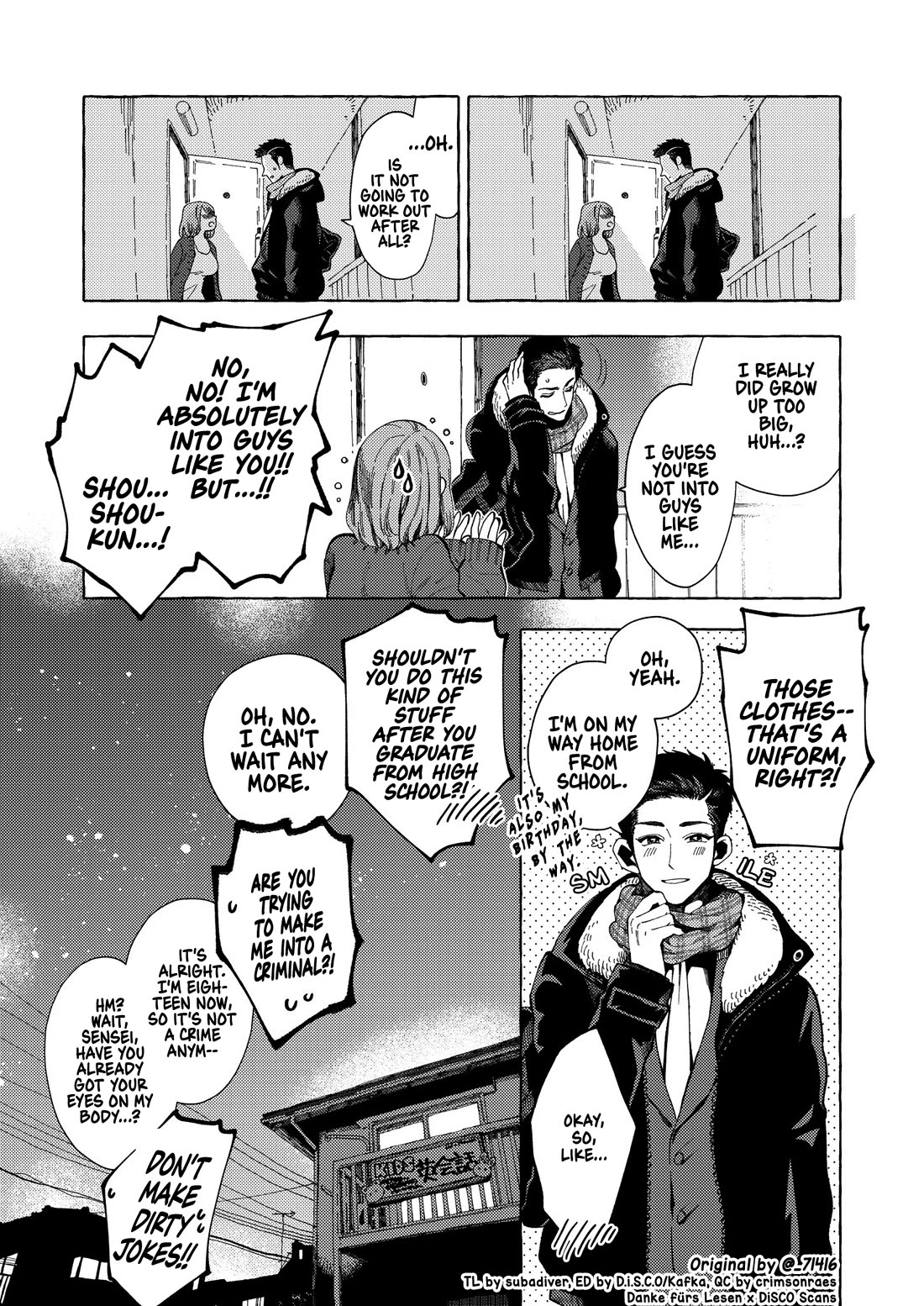 My Student Grew Huge and Proposed to Me chapter 1 page 6