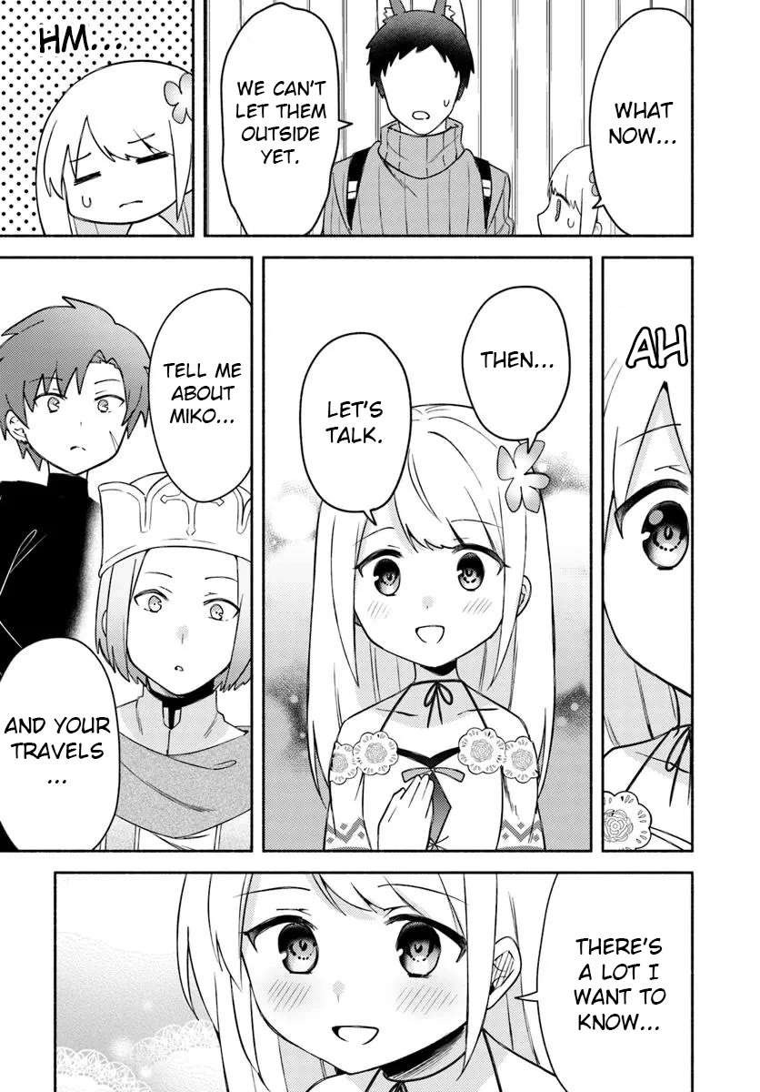 My twin sister was taken as a miko and I was thrown away but I'm probably the miko. chapter 27 page 29