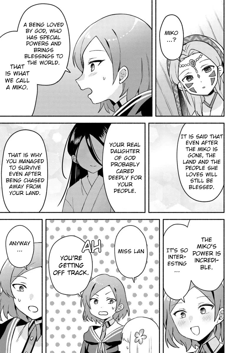 My twin sister was taken as a miko and I was thrown away but I'm probably the miko. chapter 29 page 15