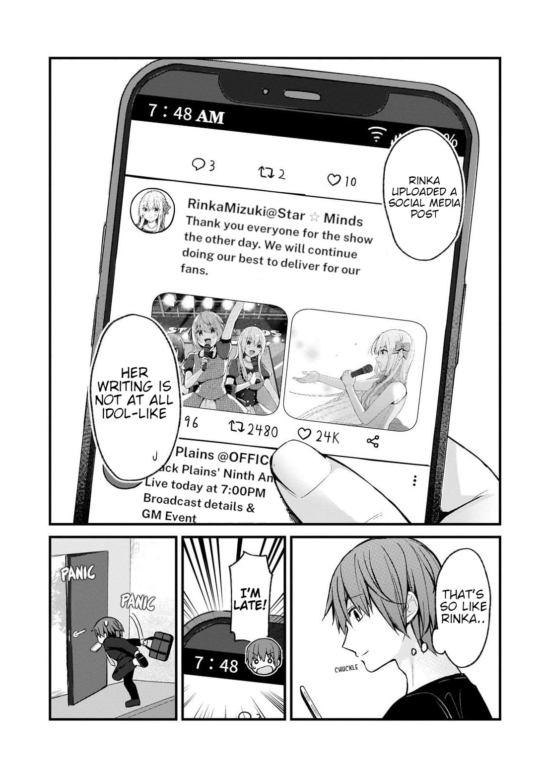 My Web Game Wife Is a Popular Idol IRL chapter 24 page 5