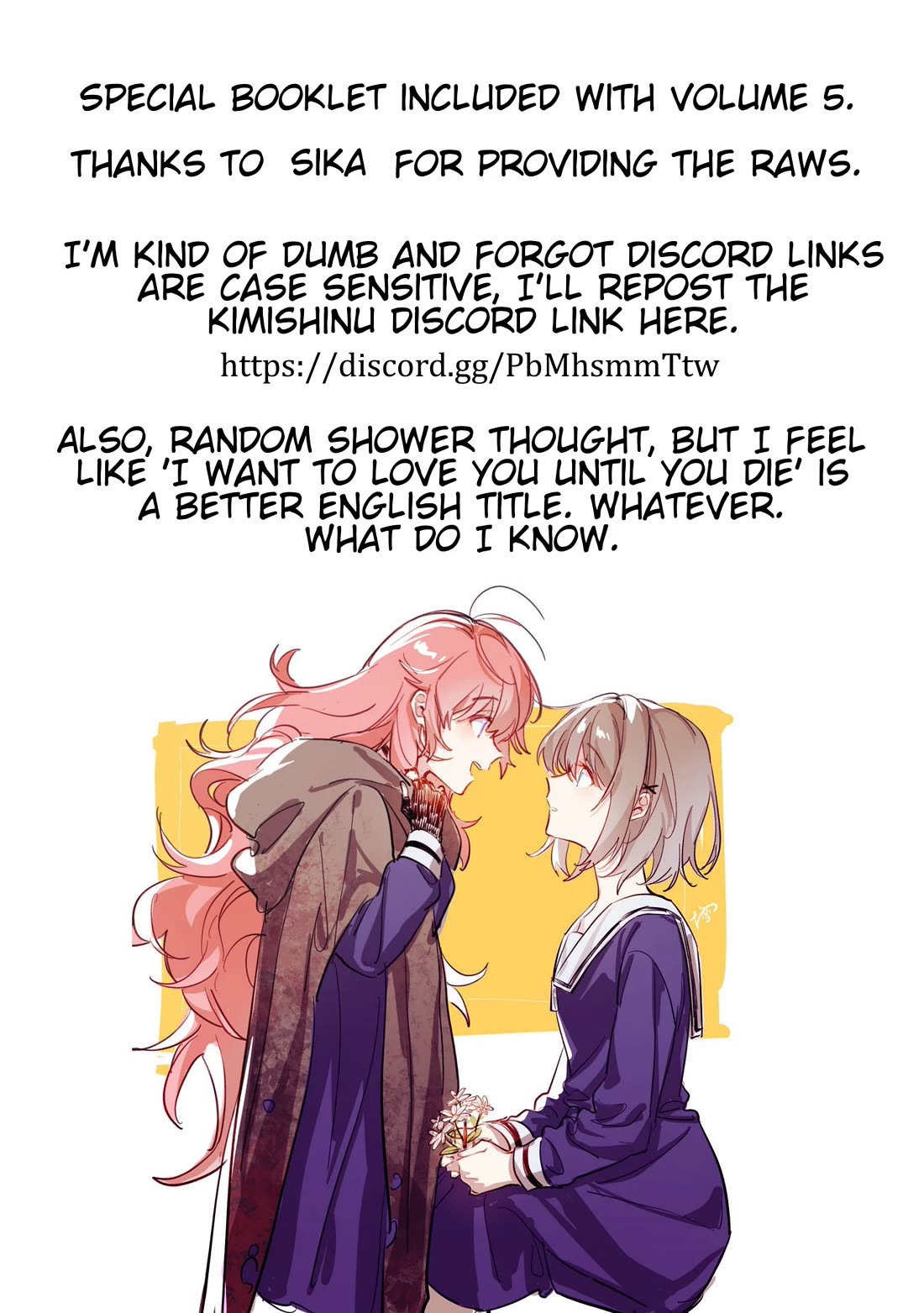 My Wish is to Fall In Love Until You Die chapter 24.5 page 19