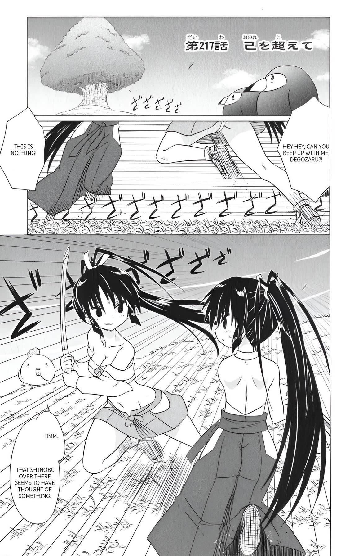 Nagasarete Airantou chapter 217 page 1