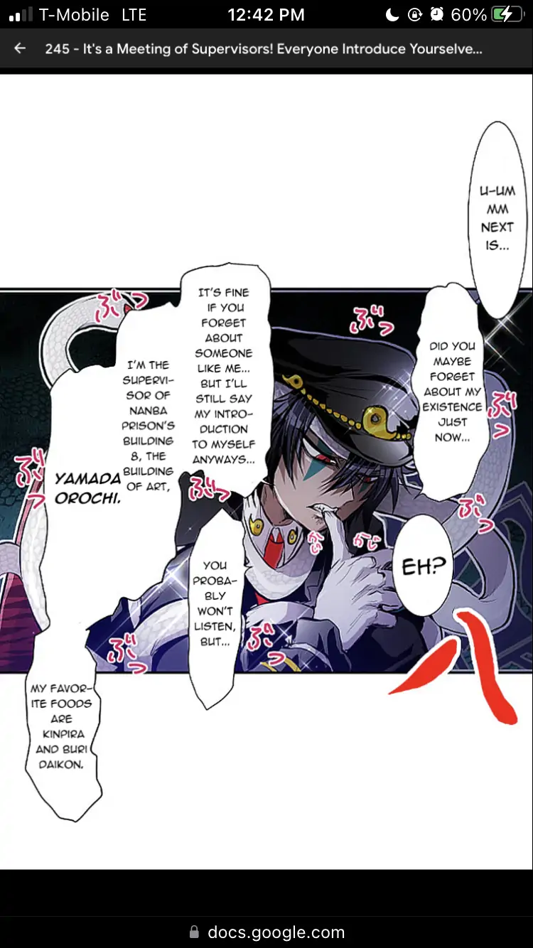 Nanbaka chapter 245 page 40