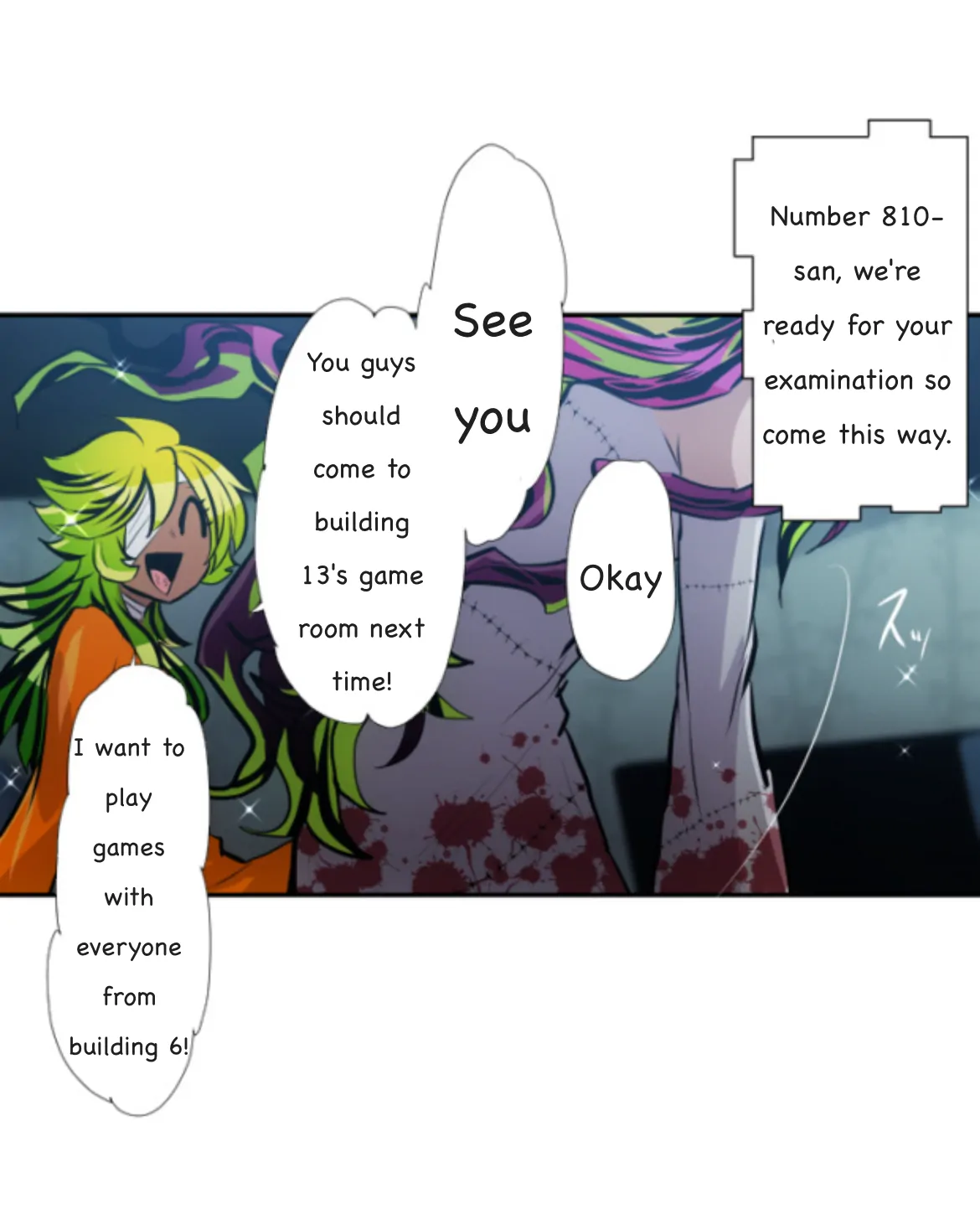 Nanbaka chapter 348 page 13