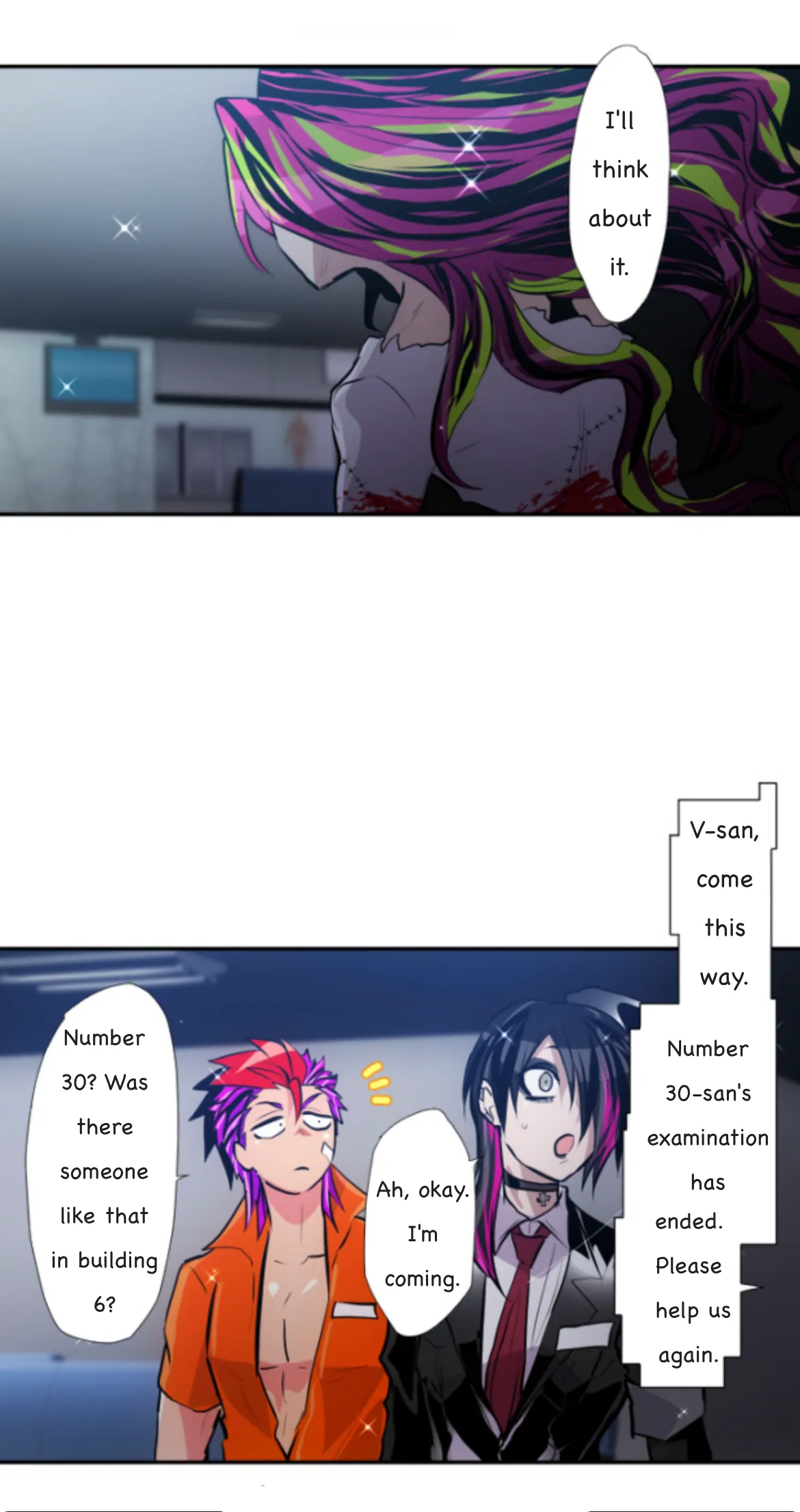 Nanbaka chapter 348 page 14