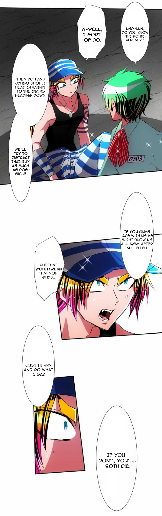 Nanbaka chapter 99 page 14