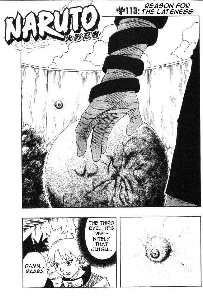 Naruto chapter 113 page 1