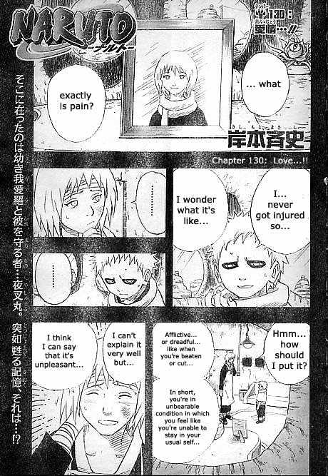 Naruto chapter 130 page 1